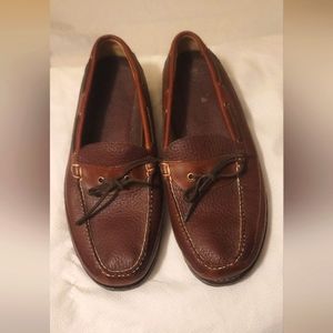 LL Bean Allagash Bison Casual Loafer Shoes Mens US 14 EE 273080